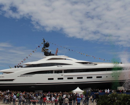 CRN "Yalla" 73 M Superyacht launch