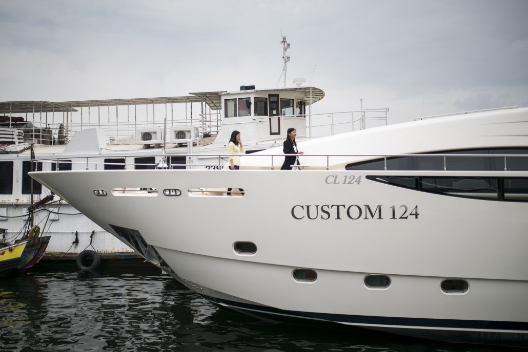 Ferretti Yachts Open doors event at Ap Lei Chau on March 05 2016 in Hong Kong, China. Photo by Xaume Olleros