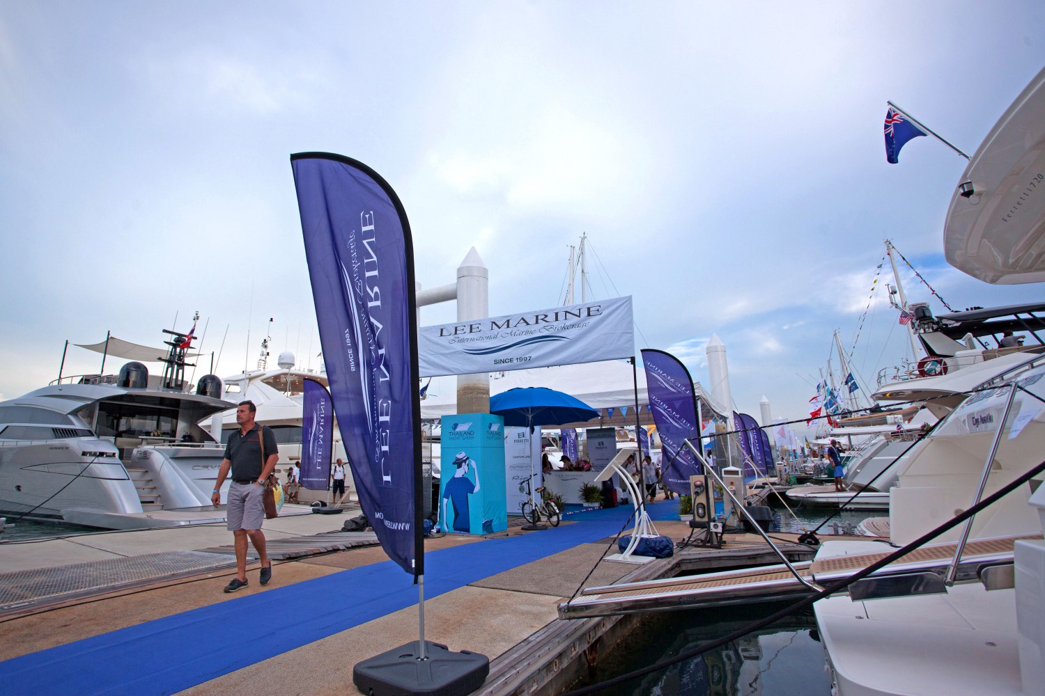 Lee Marine again with the largexst on-water yacht display at Second Edition, Thailand Yacht Show (1)