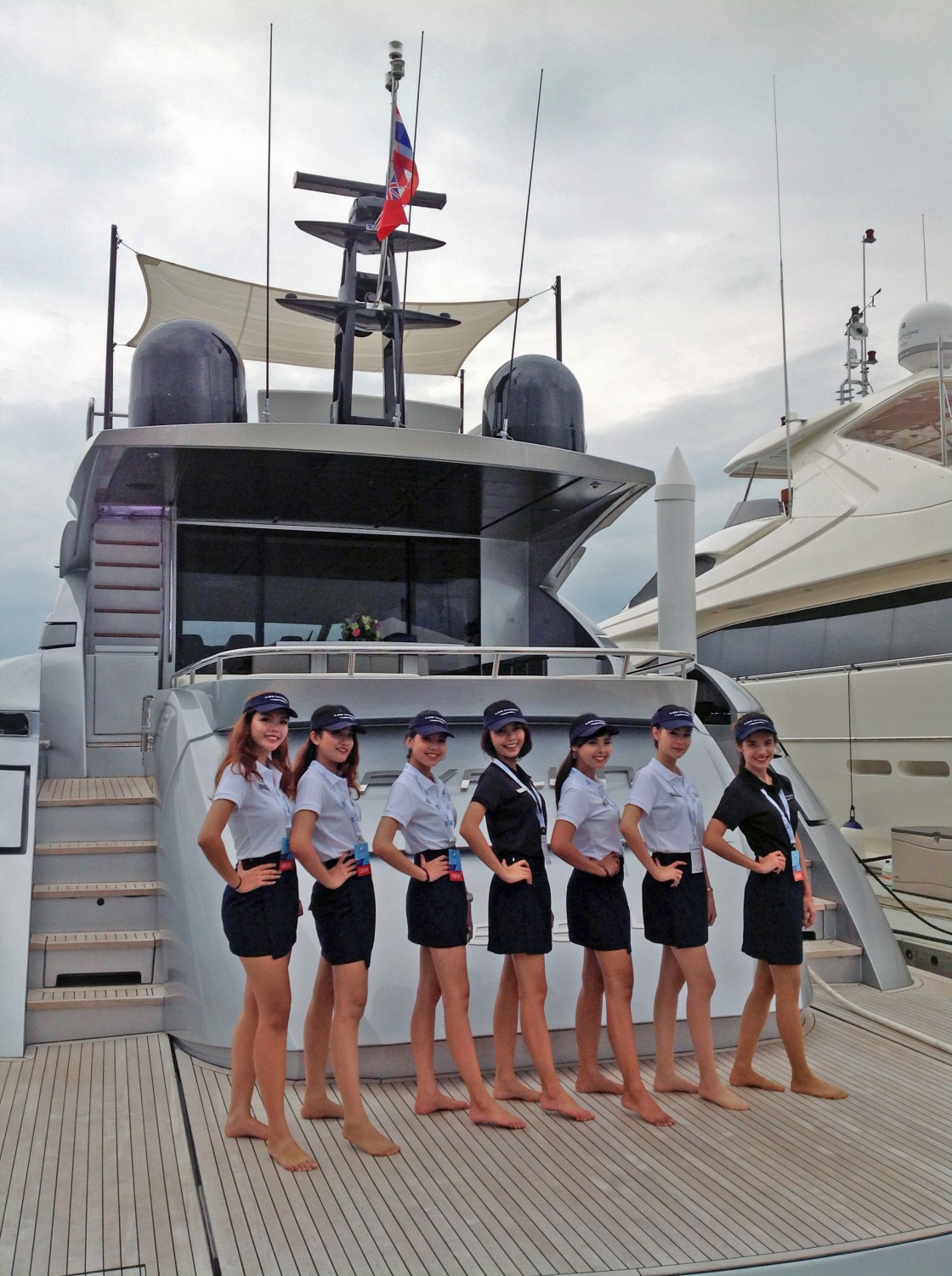 Lee Marine at the ready on the docks at Scond Edition Thailand Yacht Show