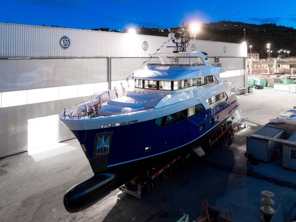 Motor-yacht-GATTO-launches-at-CdM