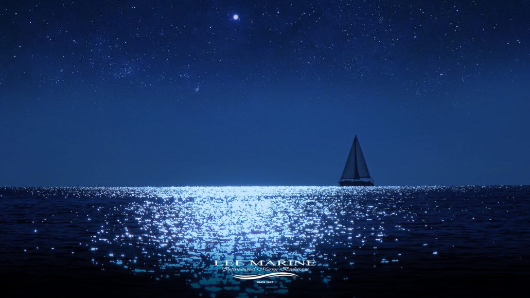 stargazing from a yacht