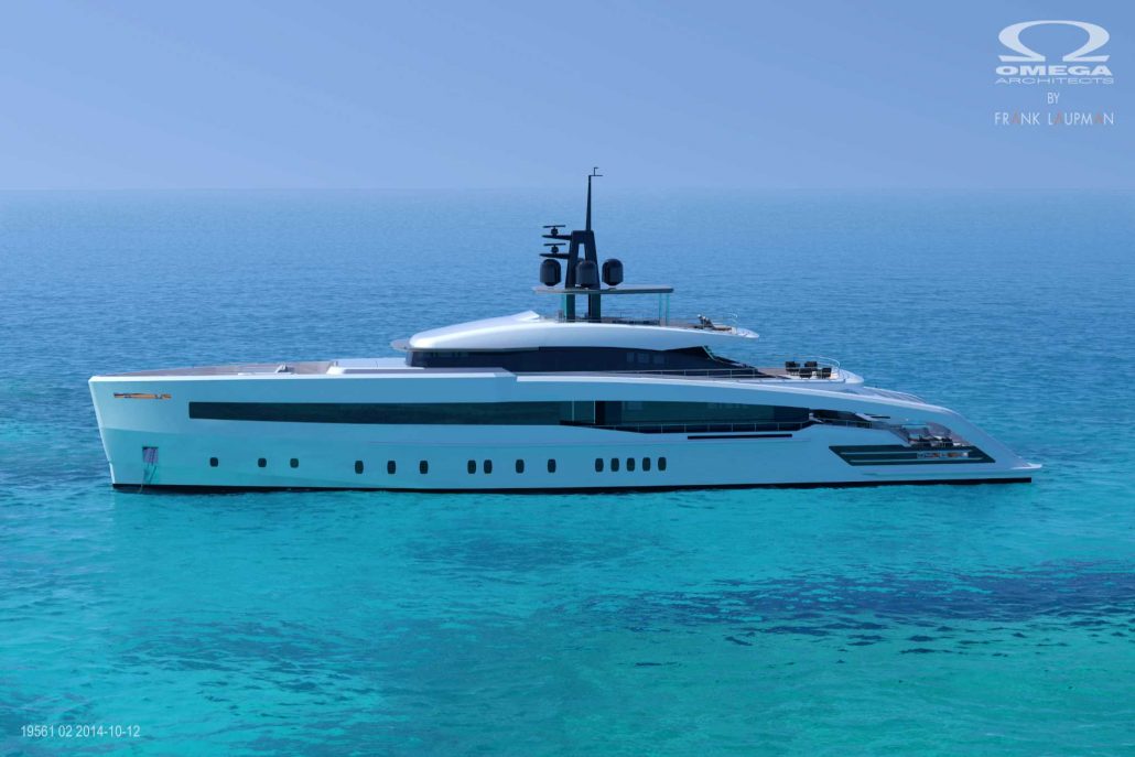 crn to build a new 62-metre mega yacht designed by omega